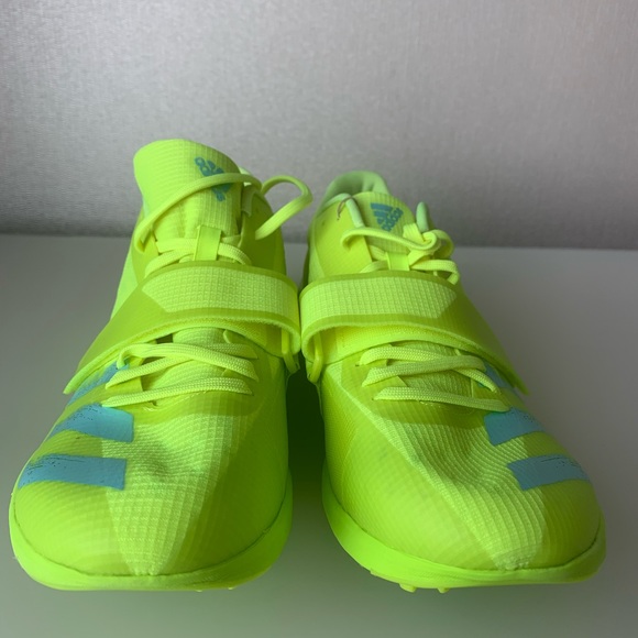 ADIDAS ADIZERO TJ PV TRIPLE JUMP POLE VAULT TRACK SIZE 15 M Lime Green FW2242 - Picture 4 of 12